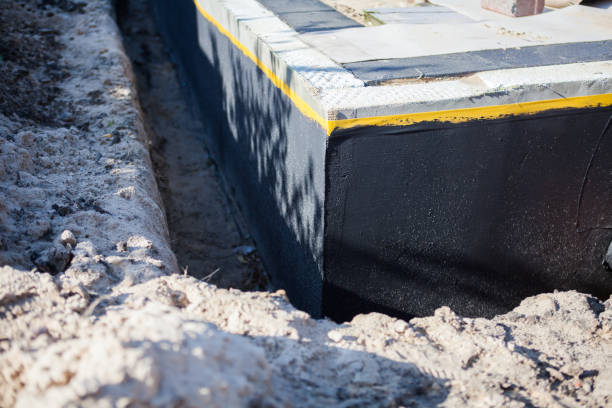 Residential Waterproofing installation at a Groveland, NY home by SJ Waterproofing Pros